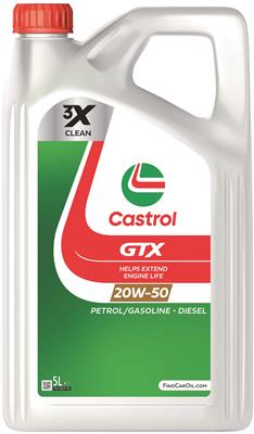 CASTROL GTX 20W-50 4X4L